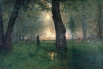 George Inness : The Trout Brook